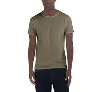 Replay Herren T-Shirt Kurzarm mit Rundhalsausschnitt, Mud 234 (Grün), XXL