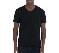 Replay Herren T-Shirt Kurzarm mit V-Ausschnitt, Schwarz (Black 098), L