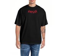 Replay Herren T-Shirt Kurzarm Oversized, Schwarz (Black 098), S