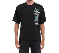 Replay Herren T-Shirt Kurzarm Oversized, Schwarz (Black 098), XXL
