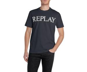Replay Herren T-Shirt Kurzarm Rundhalsausschnitt