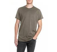 Replay Herren T-Shirt Kurzarm Rundhalsausschnitt, Mud Green 759 (Braun), XXL