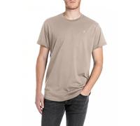 Replay Herren T-Shirt Kurzarm Rundhalsausschnitt, Turtledove 829 (Beige), XL