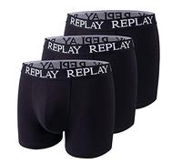 RP101102 Replay Herren Boxershorts (3er Pack) Black XXL
