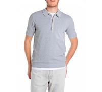 Replay Herren UK4708 Polo-Pullover, M03 Grey Melange, XXXL