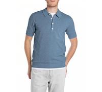 Replay Herren UK4708 Polo-Pullover, M28 Jeans Melange, XXXL