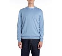 Replay Herren UK4723 Pullover, 388 Steel Blue, Small