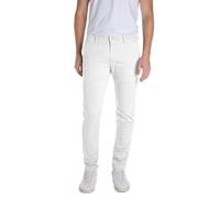 Replay Herren Zeumar Hyperchino Color Xlite Jeans, 011 Natural White, Bundweite: 84 cm, beinlänge: 81 cm