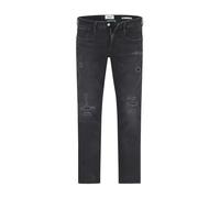 Replay Jeans Herren Straight Fit Baumwoll-Stretch schwarz, 30/32