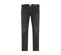 Replay Jeans Herren Straight Fit Baumwoll-Stretch schwarz, 34/34