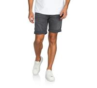 Replay Jeans Shorts Herren Stretch Kurz Slim Fit New Anbass Kurze Hosen Bermuda Shorts Sommer Denim Einfarbig, Farbe:Black Delave (099), Weite:32W