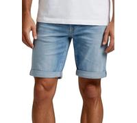 Replay Jeans Shorts Herren Stretch Kurz Slim Fit New Anbass Kurze Hosen Bermuda Shorts Sommer Denim Einfarbig, Farbe:Light Blue (010), Weite:40W