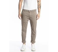 Replay Herren Jeans Zeumar Slim-Fit Hyperflex Hyperchino Color X-Lite mit Stretch, Beige (Sand 020), 30W / 30L