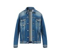 Replay Jeansjacke Herren Umlegekragen Baumwoll-Stretch blau, L