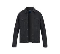 Replay Jeansjacke Herren Umlegekragen Baumwoll-Stretch schwarz, L