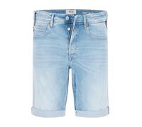 Replay Jeansshorts Herren Jeansshorts Baumwoll-Stretch blau, 40