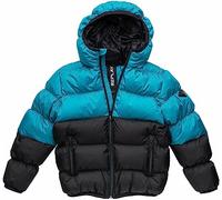 Replay Jungen Jacke Steppjacke mit Kapuze, Water Green 181 (Grün), 12 Jahre