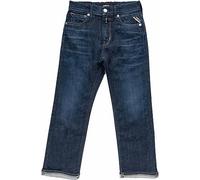 Replay Jungen Jeans mit Stretch, Blau (Dark Blue 007), 8 Jahre