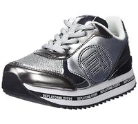 REPLAY Jungen Mädchen Penny JR Sneaker, 051SILVER Black, 32 EU