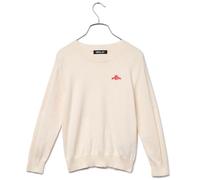 Replay Jungen Pullover aus Baumwolle, Butter 707 (Weiß), 4 Jahre