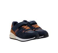 Replay Jungen Sneaker Junior 3 Klettverschluss, Blau (Dk Navy Tan 3276), 38