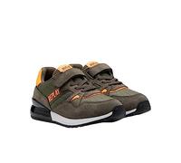 Replay Jungen Sneaker Junior 3 Klettverschluss, Grün (Army Green Fluo Orange 3119), 37
