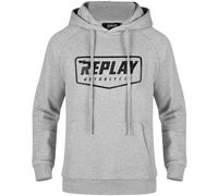 Replay Logo Hoodie, grau, Größe XS für Männer