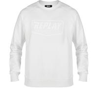 Replay Logo Sweater, weiss, Größe XS für Männer