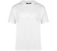 REPLAY LOGO T-Shirt weiss M
