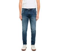 Replay Herren Jeans ANBASS - Mid Waist - Slim Fit - Blau - Medium Blue