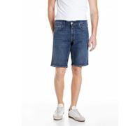 Replay Herren Jeansshorts Grover Straight-Fit Baumwoll-Stretch Blau Größe 33