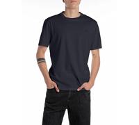 Replay Herren T-Shirt M3097 .000.2660 Kurzarm 067 Night Blue XL