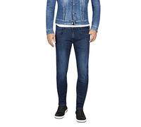Replay Herren Jeans Anbass Slim-Fit mit Power Stretch, Dark Blue 007-1 (Blau), 38W / 32L