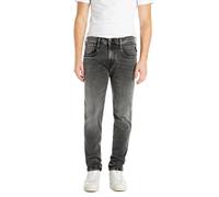 Replay Anbass Hyperflex Original Jeans Washed Black Grau W31L32