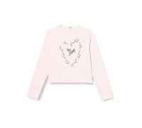 Replay Mädchen Langarmshirt aus Baumwollmix, Light Pink 718 (Rosa), 16 Jahre