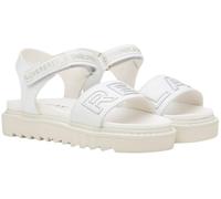 Replay Mädchen Sandalen Flach, Weiß (White Silver 081), 31