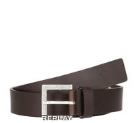 Replay Men's Accessoires 3.5 cm - Gürtel Leder (brown cocoa, 90) 90