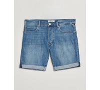 Replay RBJ981 Stretch Denim Shorts Light Blue Blau W34