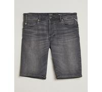 Replay RBJ981 Stretch Denim Shorts Washed Black Schwarz W33