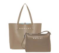 REPLAY Reversible Shopper with Crossbody Sand - Cobalt Grey