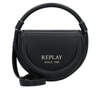 Replay Schultertasche 19 cm, Damen, Schwarz, Lederimitat
