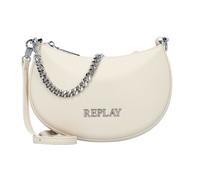 Replay Schultertasche 23 cm Weiß Damen