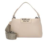 Replay Schultertasche 24 cm beige