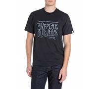 Replay Shirt in Schwarz - Größe M | Herren Plussize