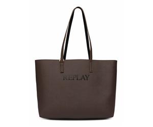 REPLAY Shopper Brown Cocoa + Black