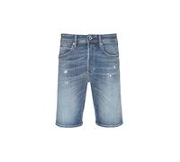 Replay RBJ981 Shredded Denim Shorts Medium Blue Blau W30