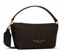 REPLAY Shoulder Bag Brown Cocoa + Black