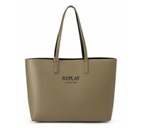 REPLAY Shoulder Bag Dusty Olive + Black