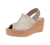 Replay Susan Elastic GWP5L C0022S - Damen Schuhe Sandaletten - 045-Platin für Damen, grau, Größe 38 EU