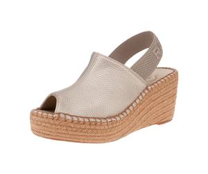 Replay Susan Elastic GWP5L C0022S - Damen Schuhe Sandaletten - 045-Platin für Damen, grau, Größe 38 EU
